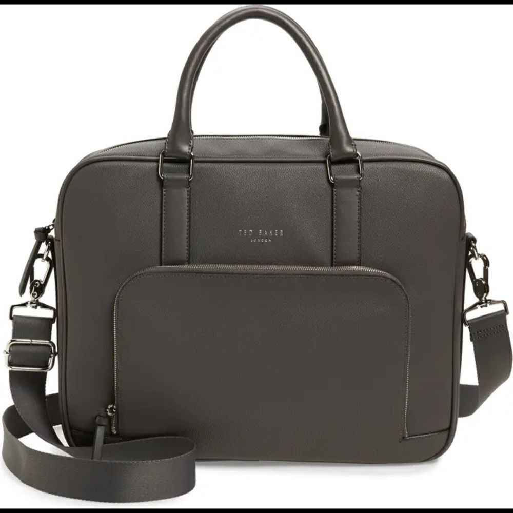 TED BAKER LONDON Coulter Faux Leather Document Bag - Picture 3 of 12